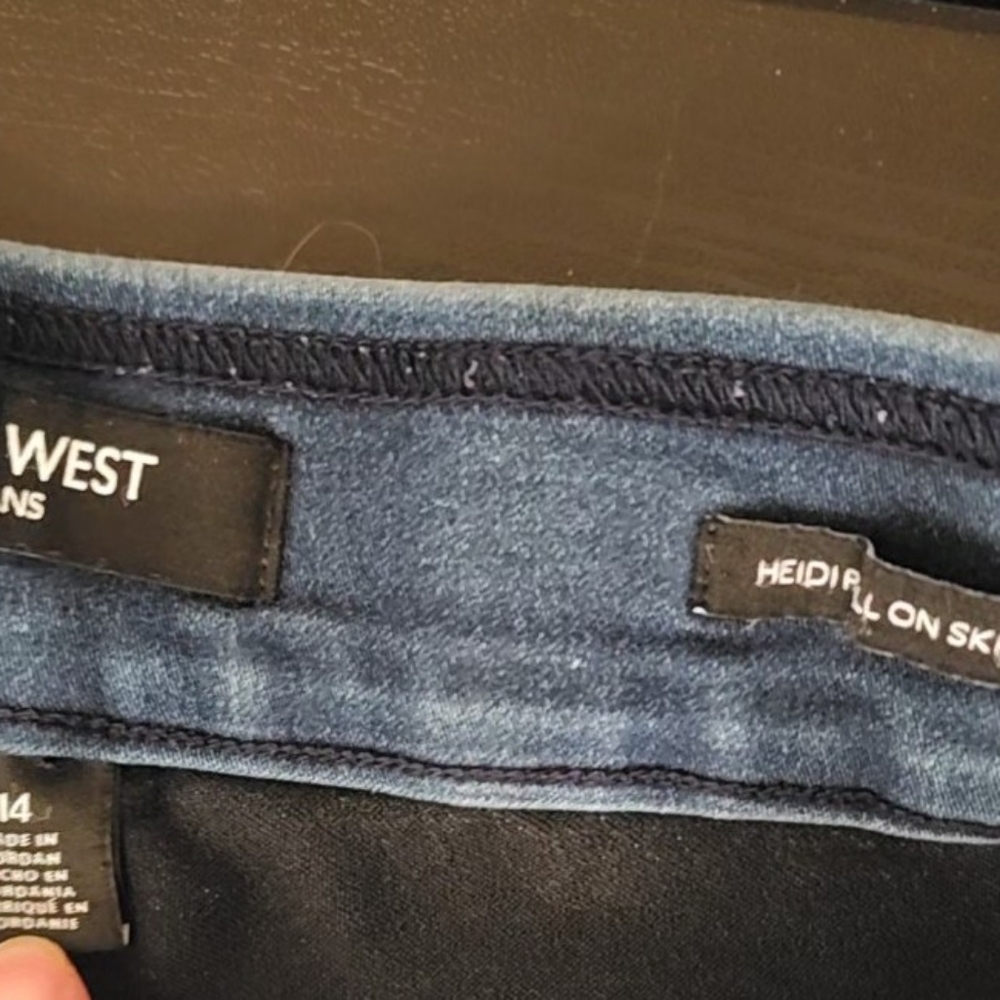 3 pair size 14 Nine West pull on denim - Picture 10 of 11